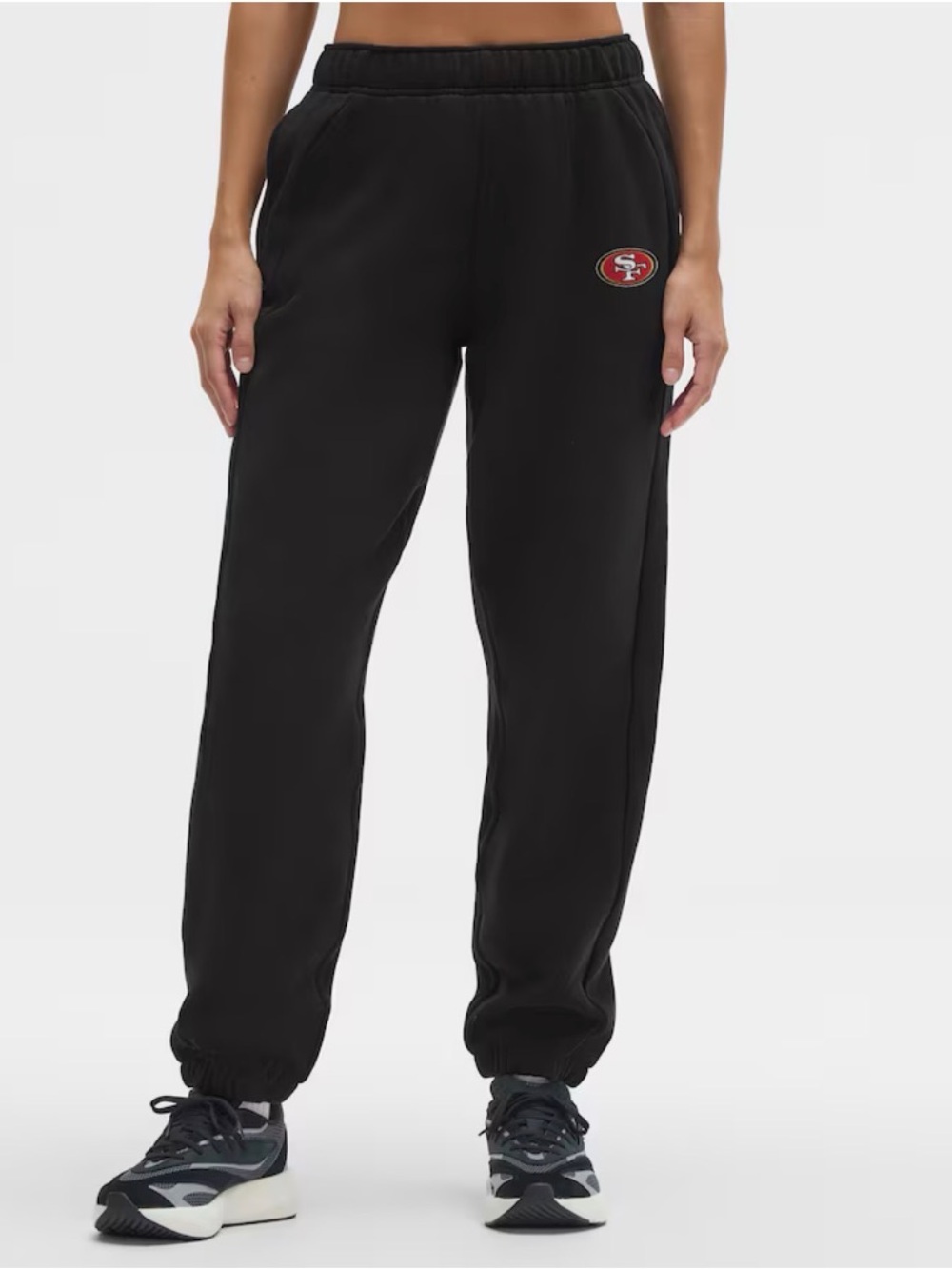 Lululemon Black Sweatpants with San Francisco 49ers Logo